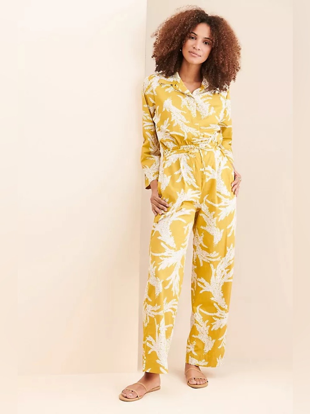 S/W/F ANTHROPOLOGIE FLORAL BOILER SUIT / JUMPSUIT